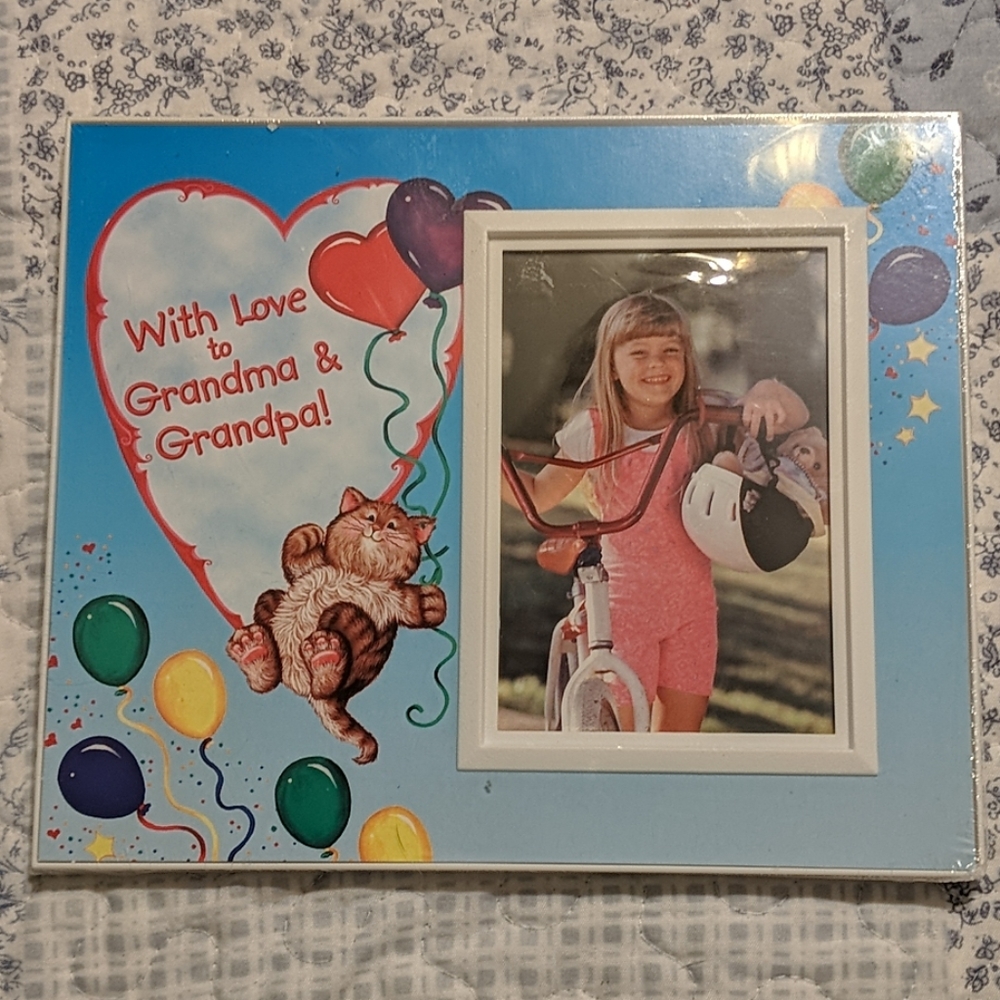 💖💜 Grandma and Grandpa photo frame